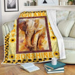 Elephant Yq2201403Cl Fleece Blanket