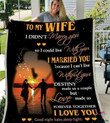 To My Wife Husband Gift To Wife Love Wife Blanket Quilt Blanket Hg