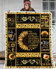 Blanket - Nurse - Sunflower I Am The Storm Cozy Fleece Blanket, Sherpa Blanket