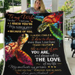 Gift For Wife You Are & Always Will Be The Love Of My Life Turtle Art Cozy Fleece Blanket, Sherpa Blanket