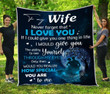 Gift For Wife You Are Special To Me I Love You Cozy Fleece Blanket, Sherpa Blanket