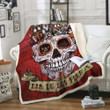 Dog Skull Gs-Cl-Ld2706 Fleece Blanket