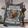 Border Terrier Dog By A Freaking Awesome Dog Fleece Blanket Great Customized Blanket Gift For Birthday Christmas Thanksgiving