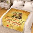 To My Wife – Personalized Couple Blanket – Blanket