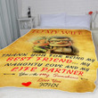 To My Wife – Personalized Couple Blanket – Blanket