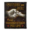 Fleece Blanket – Father And Son – Best Partners In Crime For Life – Blanket