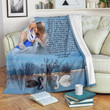 Personalized As I Sit In Heaven Fleece Blanket Meaningful Motherhood Day Presents For Mom In Heaven For Grandma In Heaven From Daughter & Son Kids