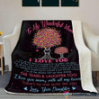 Personalized Mother'S Day Gifts Personalized Daughter To Mom Deer Mom Love Daughter Mom Angle Blanket Hg Mother Daughter Quotes