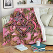 Gift For Hunting Lover Her Buck His Doe Together Since Couple Pink Camo Blanket Hg