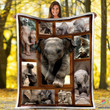 Gift For Elephant Lover Love Elephant Cute Elephants Blanket Hg