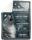 Personalized To My Granddaughter Love Wolf Fleece Blanket From Grandma You Can'T Withstand The Storm Whisper Back Great Customized Blanket For Birthday Christmas Thanksgiving
