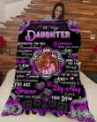 Personalized To My Daughter Queen And Princess Fleece Blanket From Mom Whenever You Feel Overwhelmed Great Customized Blanket For Birthday Christmas Thanksgiving