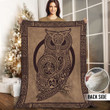 Owl Wicca Mmm211104Mi Sherpa Fleece Blanket