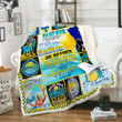 To My Son, Water Polo Sofa Throw Blanket 