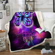 Galaxy Butterfly Sofa Throw Blanket Tt64 