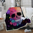 Crystal Skull Cl21110264Mdf Sherpa Fleece Blanket