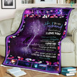 To My Husband From Wife Fleece Blanket | Adult 60X80 Inch | Youth 45X60 Inch | Colorful | Bk4209