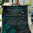 To My Daughter From Mom Fleece Blanket | Adult 60X80 Inch | Youth 45X60 Inch | Colorful | Bk3834