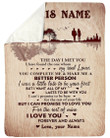 All Of My Last To Be With You Fleece Blanket Gift For Husband Sherpa Blanket