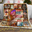 Black Woman With A Book Sofa Throw Blanket 