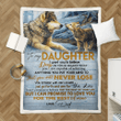 Lovely Message From Dad Gifts For Daughters Sherpa Blanket