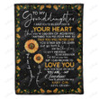 To My Granddaughter I Love You For The Rest Of Mine Yq0102401Cl Fleece Blanket