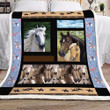 Horse Yh25100377F Sherpa Fleece Blanket
