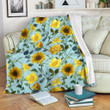 Sunflower Yu0701153Cl Fleece Blanket