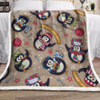 Penguin Christmas Cl24100236Mdf Sherpa Fleece Blanket