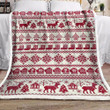 Reindeer Christmas Xa0601631Cl Fleece Blanket