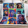 Rottweiler Am3012392Cl Fleece Blanket