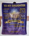 If I Had To Choose Purple Sky With Stars Direction Mom Gift For Daughter Sherpa Blanket