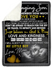 Just Believe In God And Pray Mama Gift For Son Sherpa Blanket