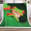Frog Sherpa Fleece Blanket Konl