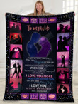 To My Wife When I Say Love I Mean You Husband And Wife Gs-Cl-Ml1101 Fleece Blanket