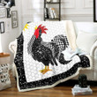 Chicken Sherpa Fleece Blanket Koiv