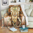 Elephant Mandala Color Art Yw1802568Cl Fleece Blanket
