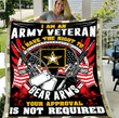 Army Veteran Vt2409085Cl Fleece Blanket