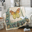 Butterfly Xa0502348Cl Fleece Blanket