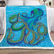 Octopus Sherpa Fleece Blanket Koip