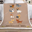 Australian Dogs Gs-Kl1001 Fleece Blanket