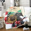 Pug Santa Claus Yq3001295Cl Fleece Blanket