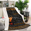 Personalized Blanket To My Wife I Didn'T Marry You So I Could Live With You, Gift For Wife Fleece Blanket