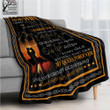Personalized Blanket To My Wife I Didn'T Marry You So I Could Live With You, Gift For Wife Fleece Blanket