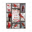 Cardinal Stop And Smile For You Know That When You See Sherpa Fleece Blanket Icwj Bubl