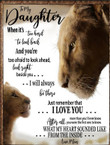 To My Daughter I Will Always Be There Mom Lion Blanket Bedgag™