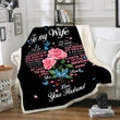 Personalized Blanket To My Wife The Day I Met You I Found My Missing Piece Fleece Blanket