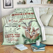 To My Wife I Love You Forever Yw1301070Cl Fleece Blanket