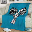 Owl Delivers A Letter Fleece Throw Blanket