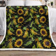 Sunflower Am0401452Cl Fleece Blanket
